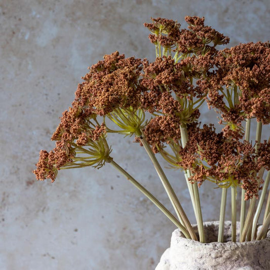 ARTIFICIAL YARROW BUNCH HENNA